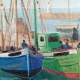 Marine oil on canvas André Labarde