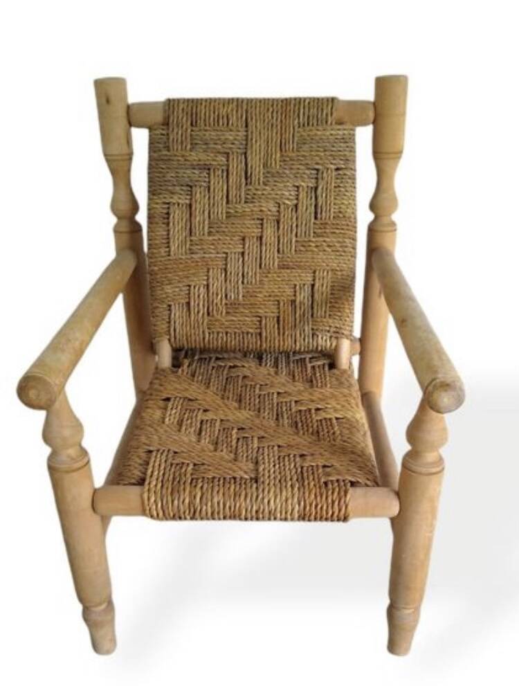 Fauteuil en corde d’Abaca- Audoux et Minet ?