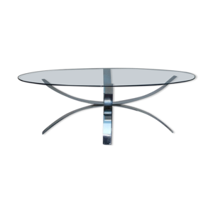 Table basse design années 1980