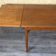 1960s 1970s Teak Extendable Dining Table Made in Denmark Danish Design