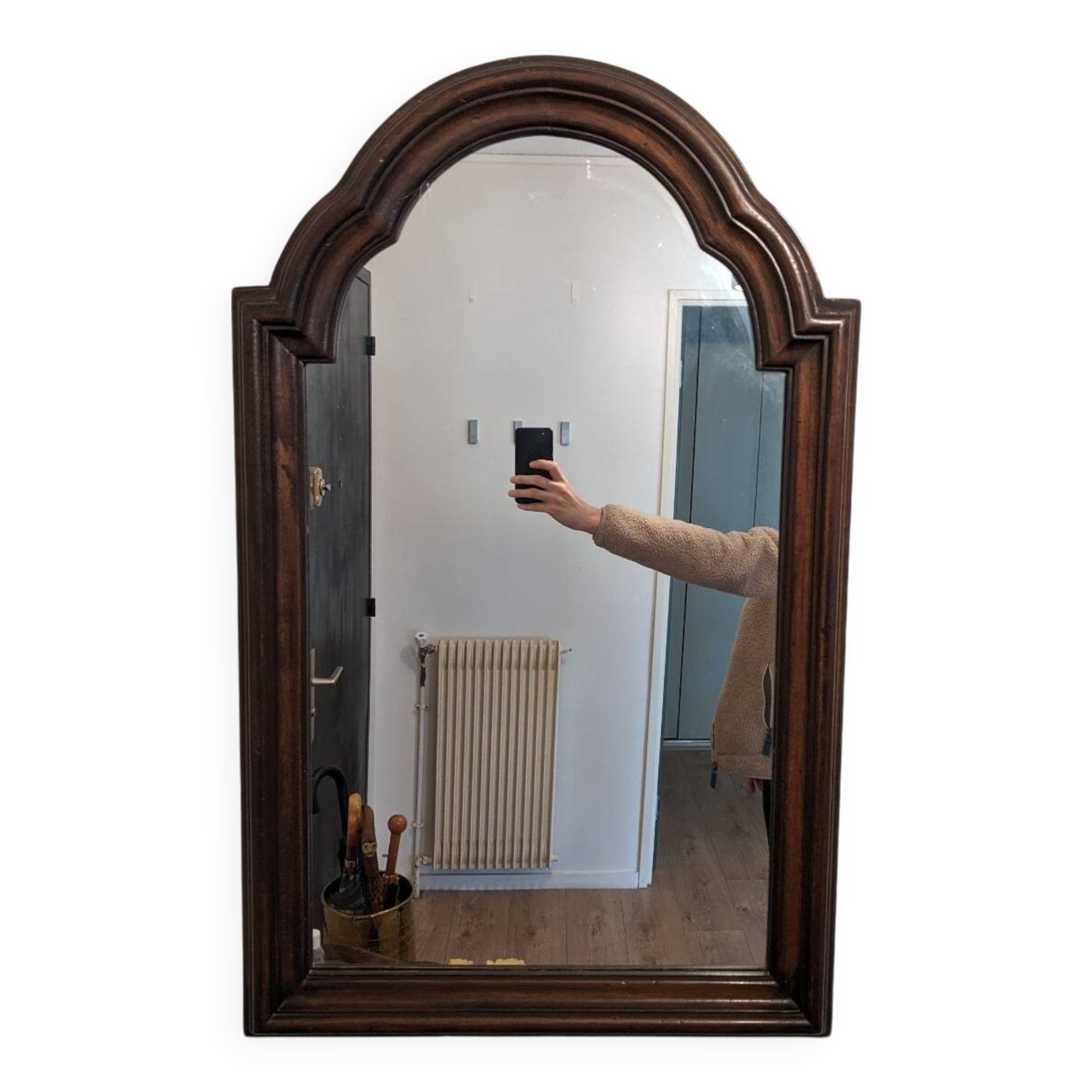 Wooden mirror