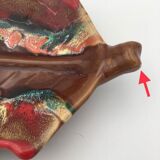 Glazed earthenware cup, signed Vallauris, France 1960s