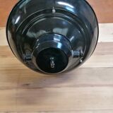 Set of 3 vintage Czech industrial pendant lights, 1950s