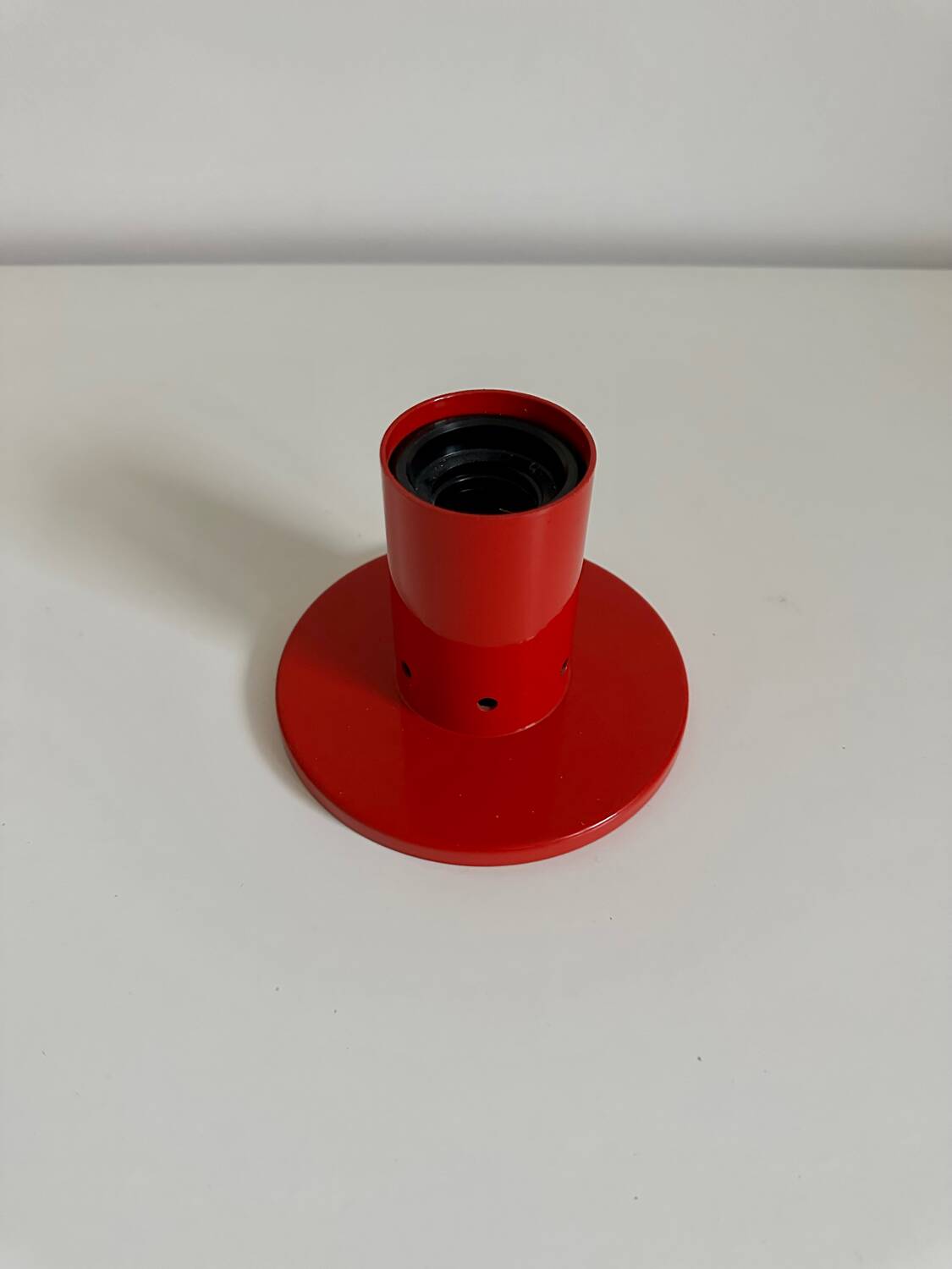 Goro red wall or ceiling light by Sergio Mazza Quattrifolio design