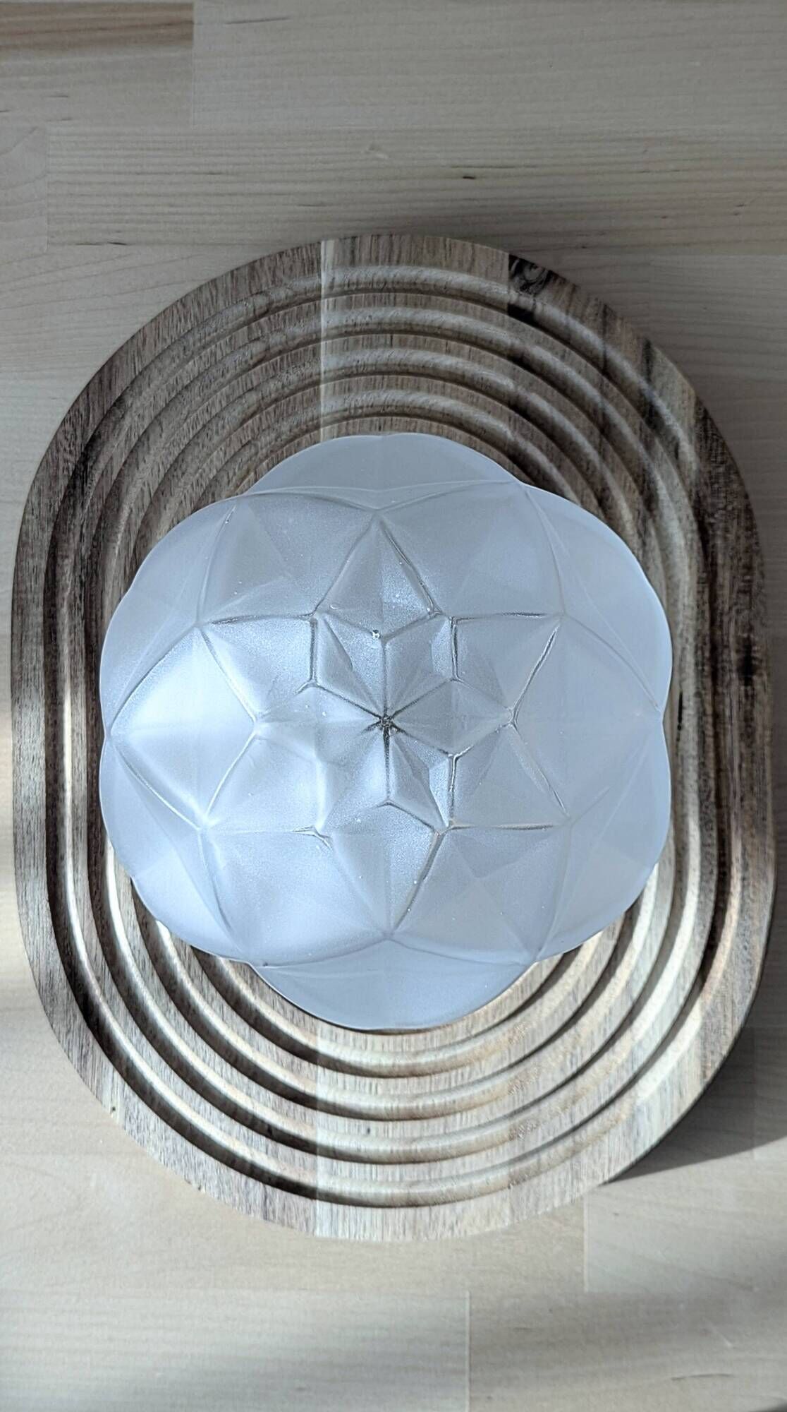 Plafonnier Art Déco géométrique