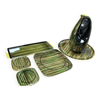 Set of Saint Clément ceramics