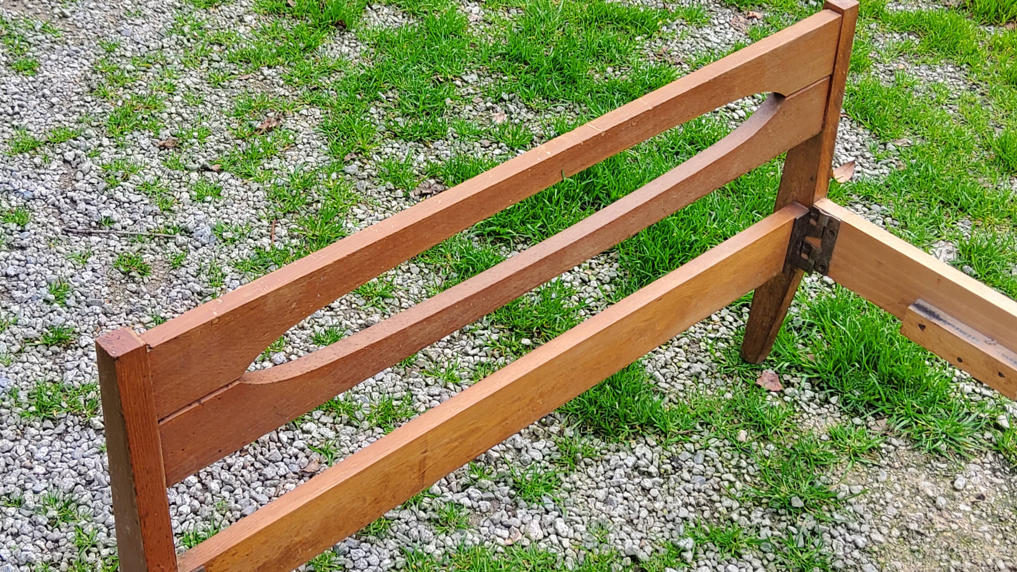 Vintage 50s oak daybed