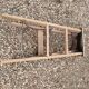 Antique wooden stepladder