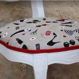 Restored Medallion Dressing Table Chair