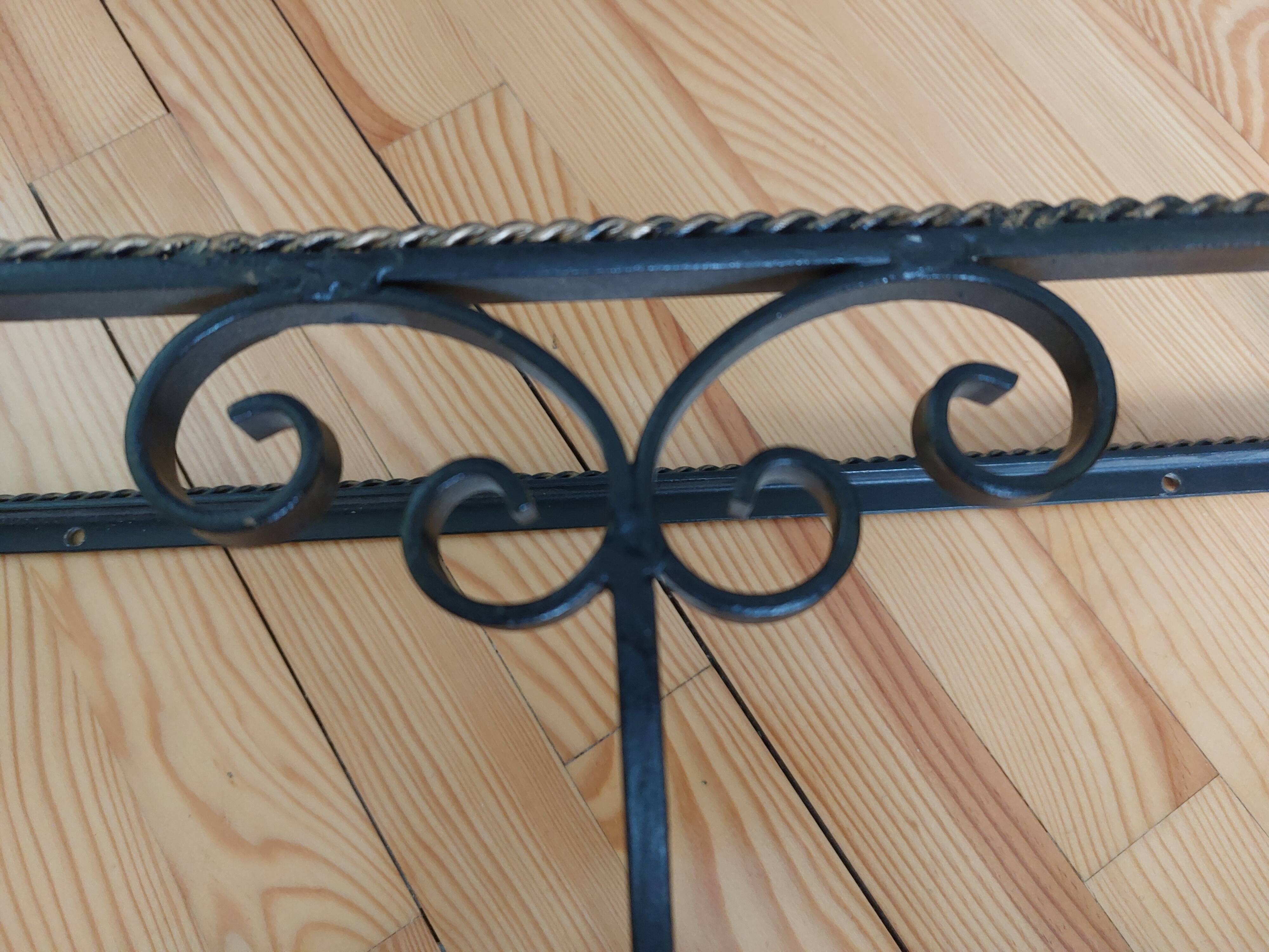 Wrought iron shelf