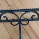 Wrought iron shelf