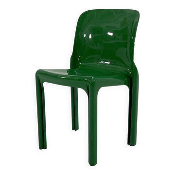 Chaise Selene verte par Vico Magistretti pour artemide, 1970