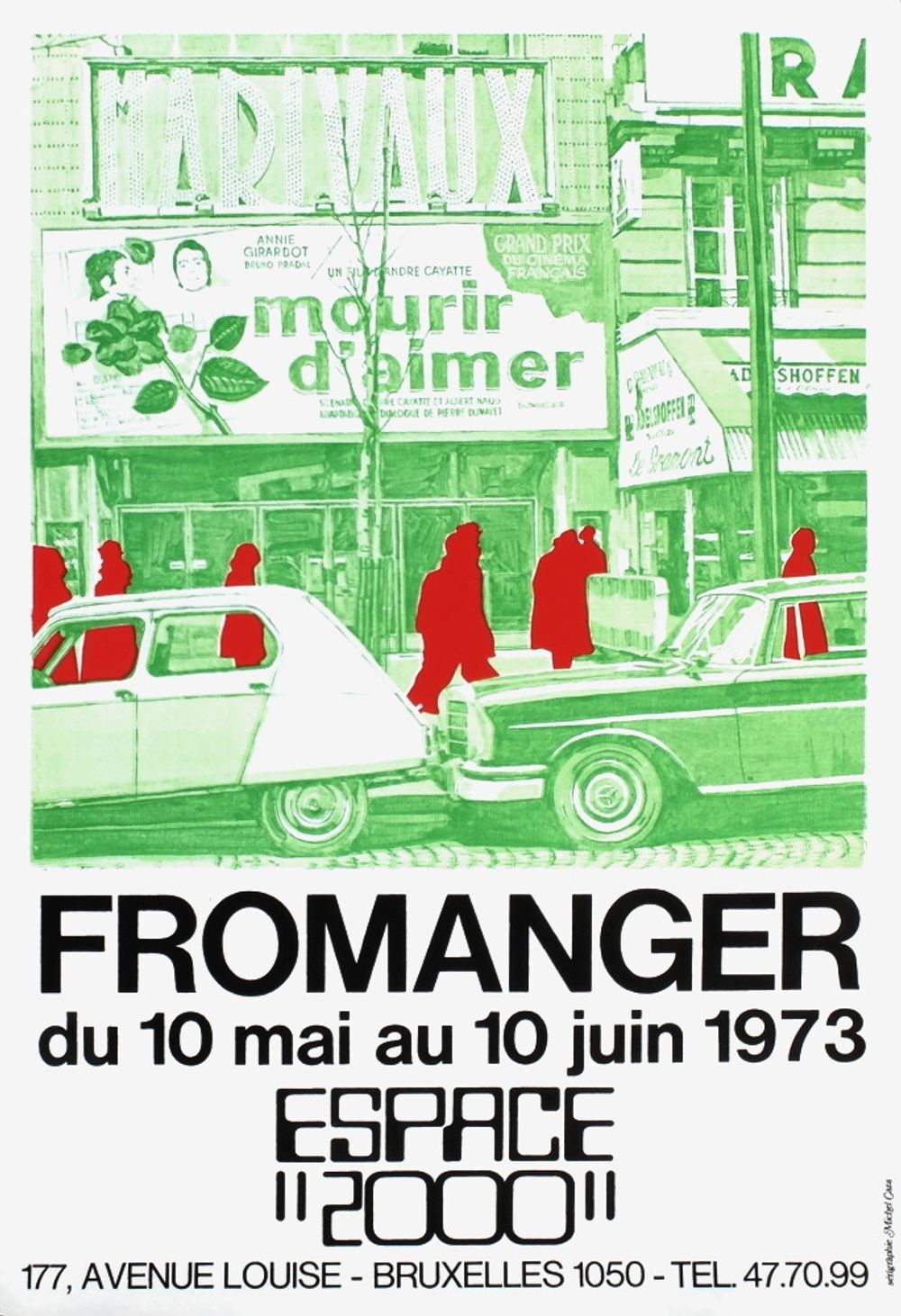 Vintage poster gérard fromanger 1973