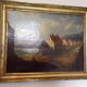 Old painting, signed landscape dated 1863