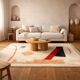 Traditional Berber rug with colourful patterns 140/260 cm