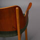 Chaise rembourrée Danish Design par Arne Hovmand Olsen, années 1960