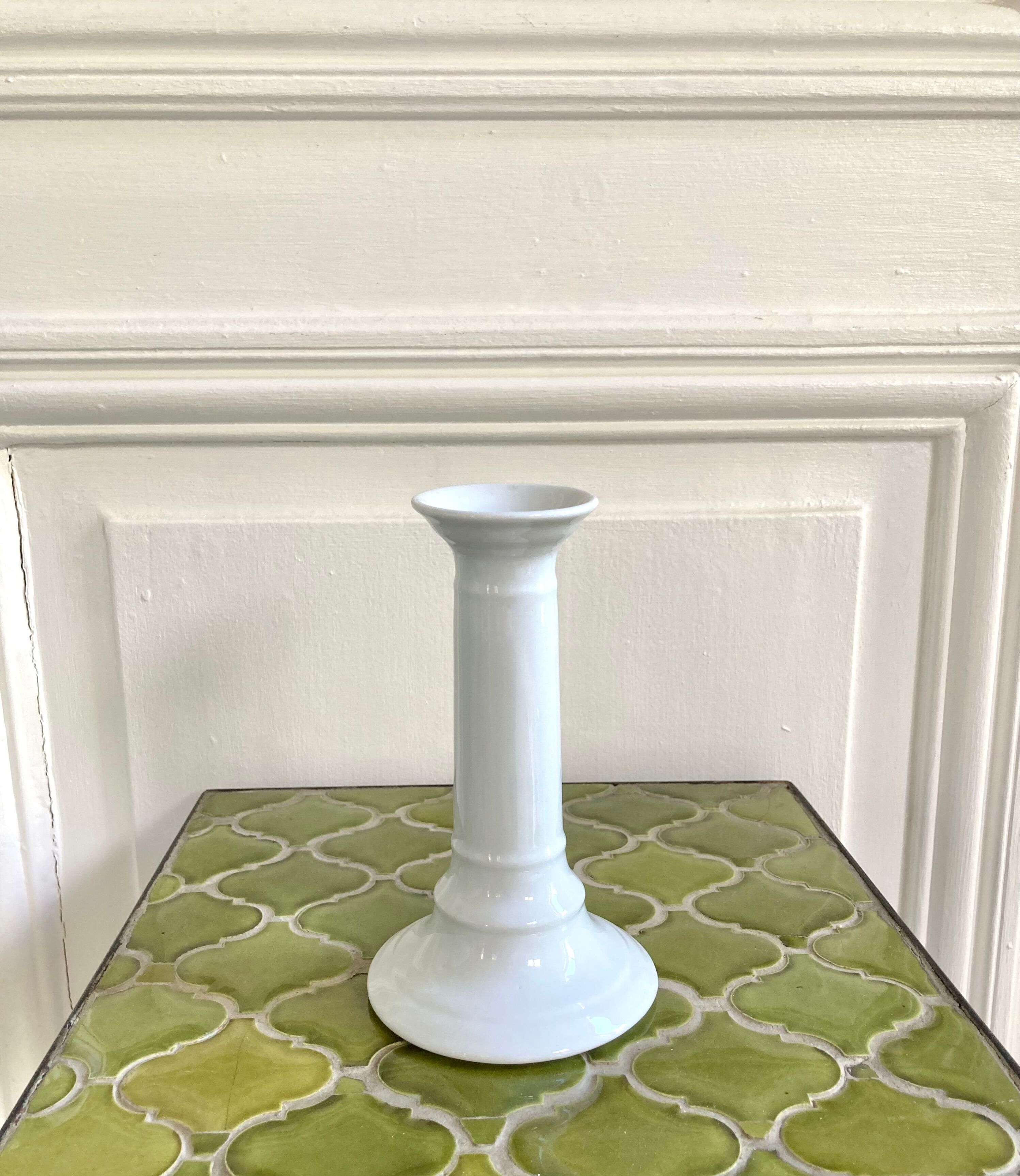 Limoges porcelain candle holder