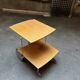 Raul Barbieri and Giorgio Marianelli adjustable light wood bar trolley