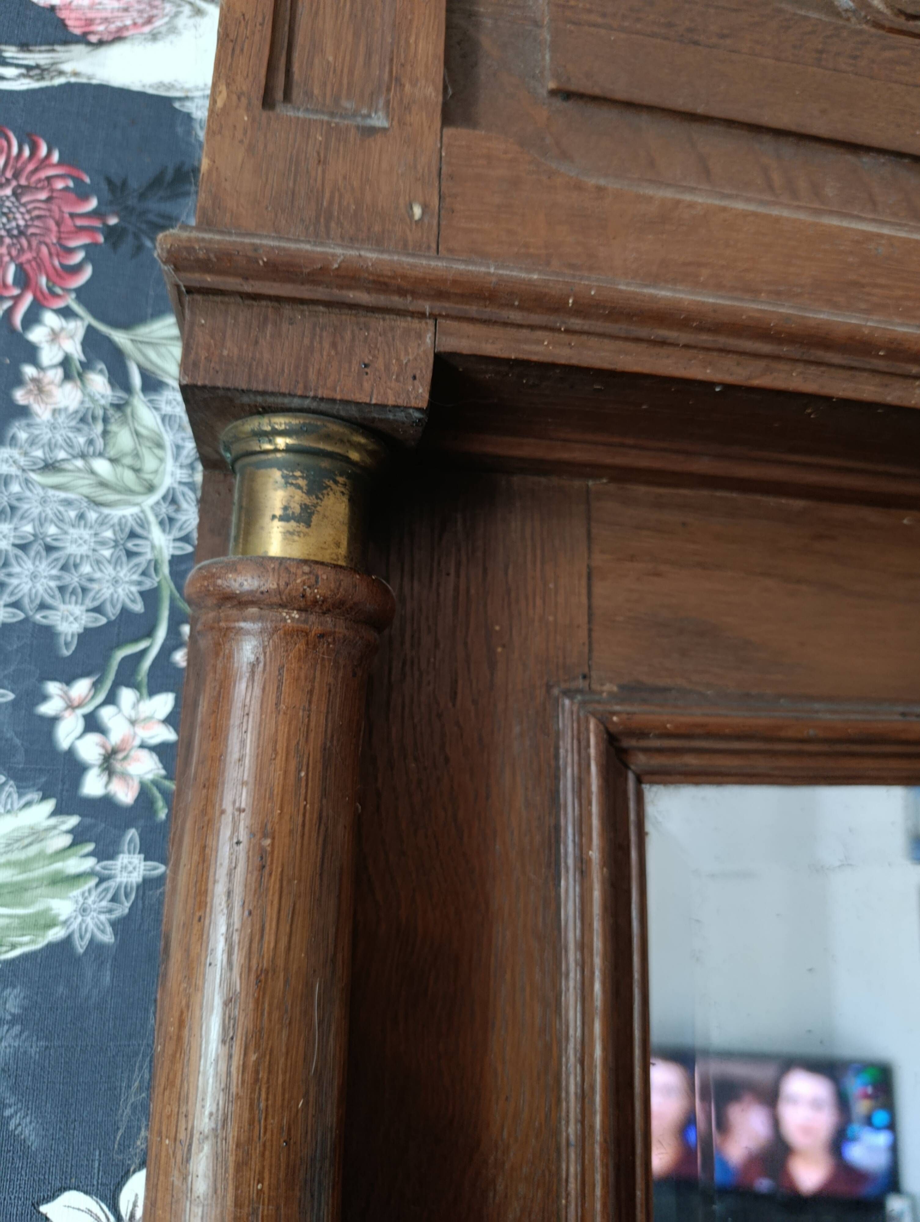 Miroir de cheminée