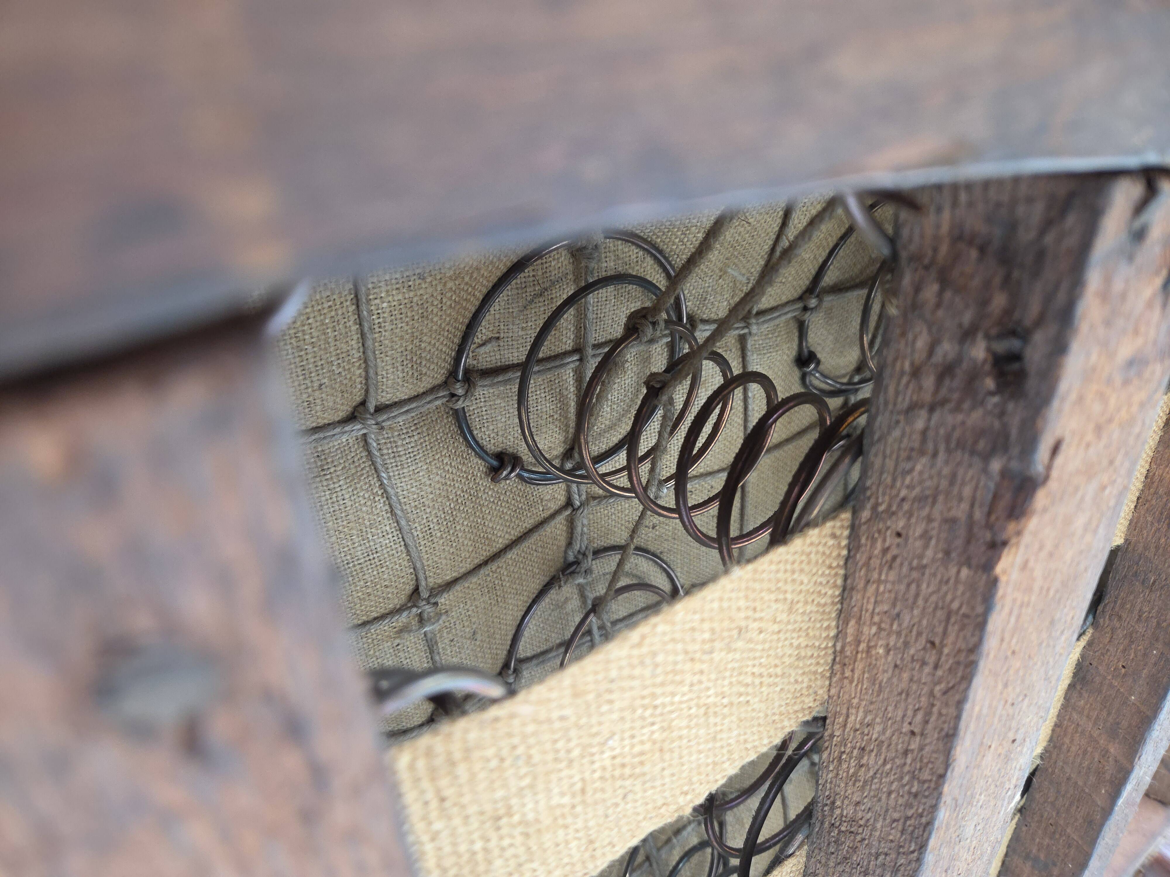 1930s, Danish 2-seater sofa, furniture velour, ash wood, reupholstered.