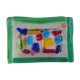 Empty millefiori-style glass pocket