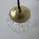 Lot of 3 old vintage round pendant lights