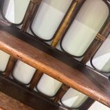Vintage rattan wall shelf