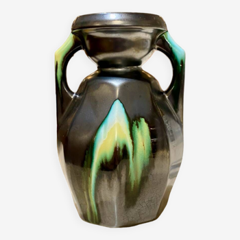 Thulin art deco ceramic vase