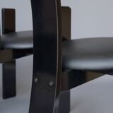 Chaises Golem Mid-Century par Vico Magistretti pour Poggi, 1970s, Set de 4