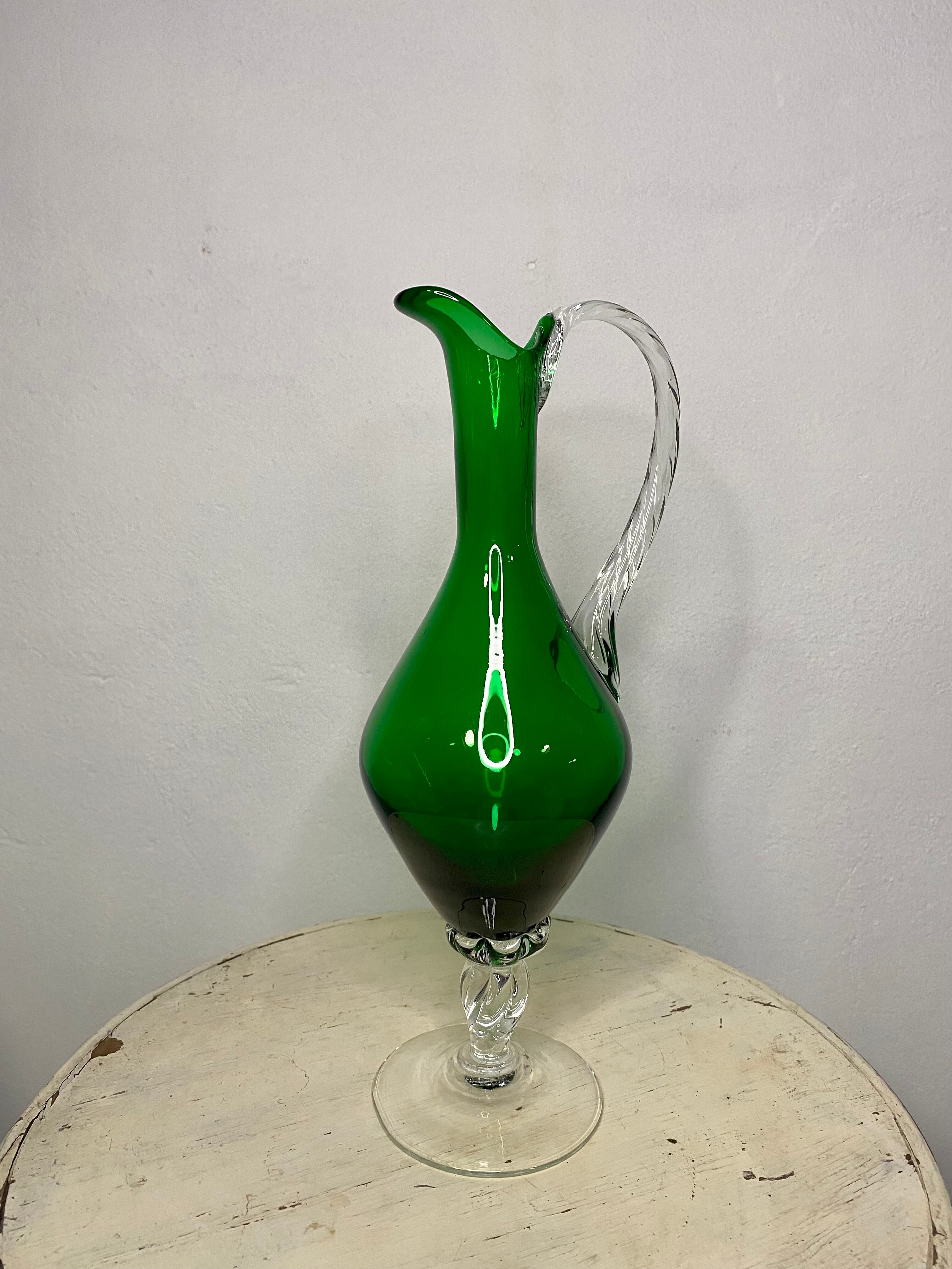 Green vase