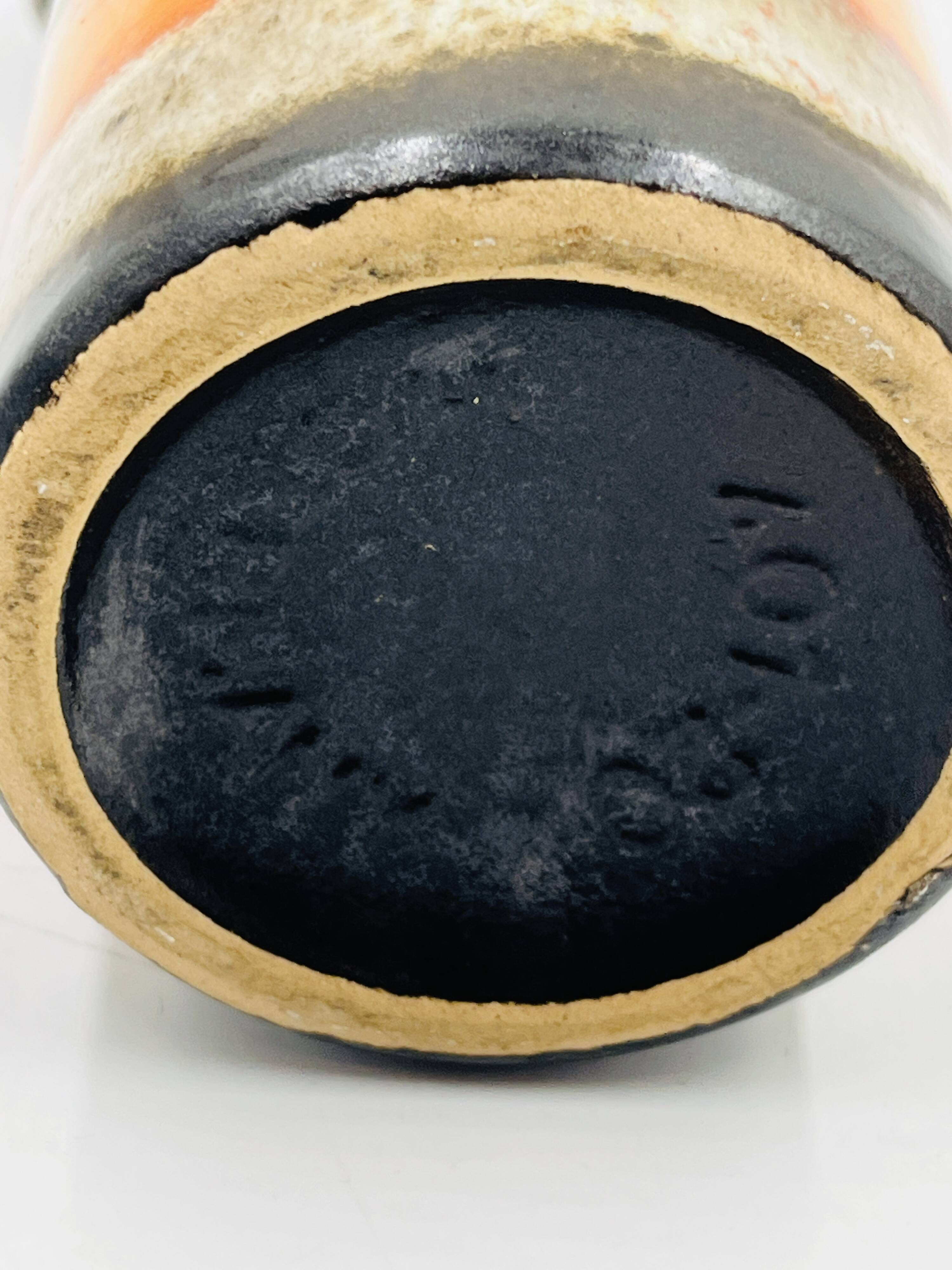 Vase from West Germany with a pop design.