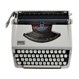 Japy portable typewriter "L72" vintage 70s - RIBBON NEUF