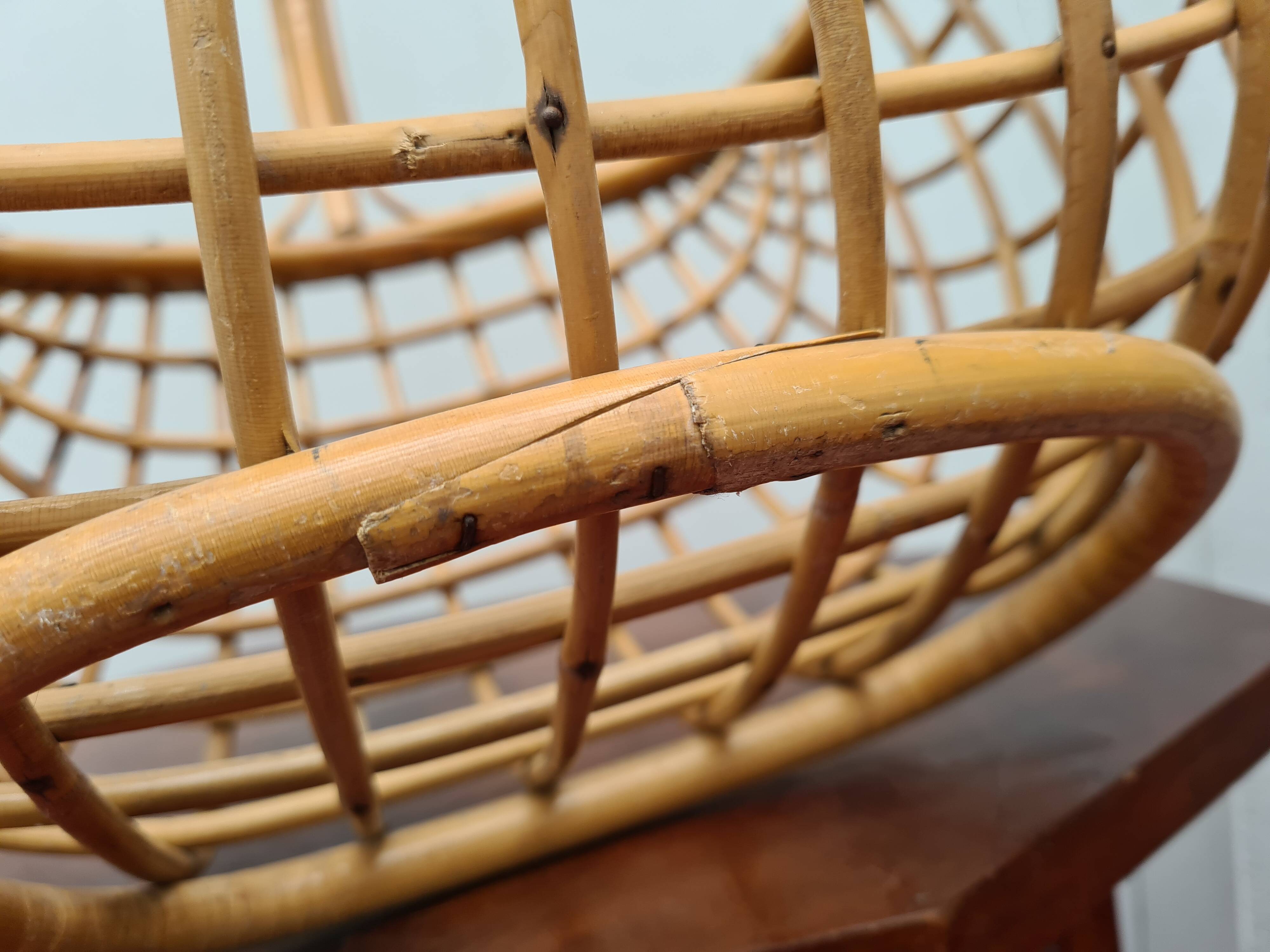 Old bamboo basket, south of France.