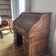 Antique American desk with curtain – original model from the 1920s/30s.