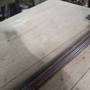 Miroir en chêne à colonnes torsadées