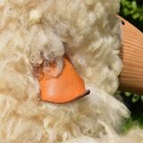 Set of two Wool Sheeps Sculpture by Hans-Peter Krafft for Meier Germany