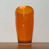Vintage glass vase by Hysteria, 1980s.