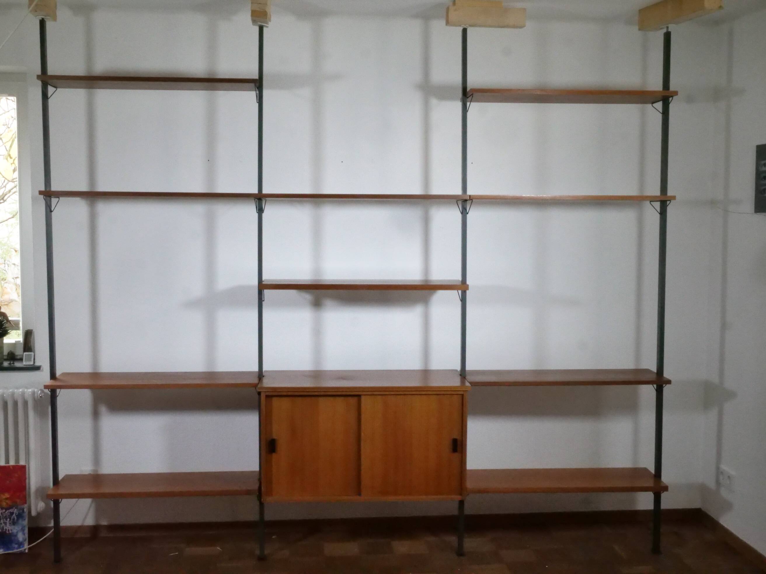 Mid-Century Teak Modular Shelf System by Olof Pira, Sweden, 1960s