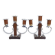 Pair of Art Deco candlesticks 1940