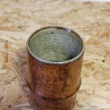 Glazed stoneware cylinder vase by Robert Héraud