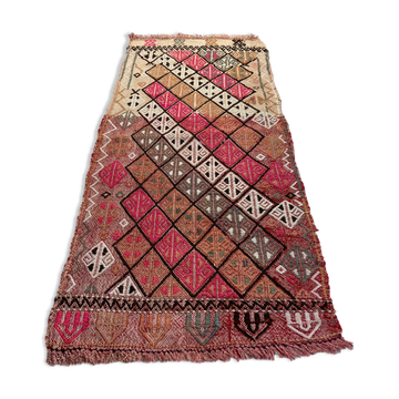 Tapis kilim turc vintage 44x90cm