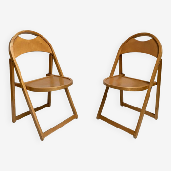 Lot de 2 chaises pliables Bauhaus
