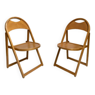 Set of 2 foldable chairs Bauhaus