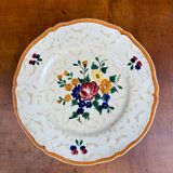 Set of 12 Longchamp dessert plates, Mistral decor