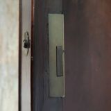 Napoleon III period winged desk table in mahogany