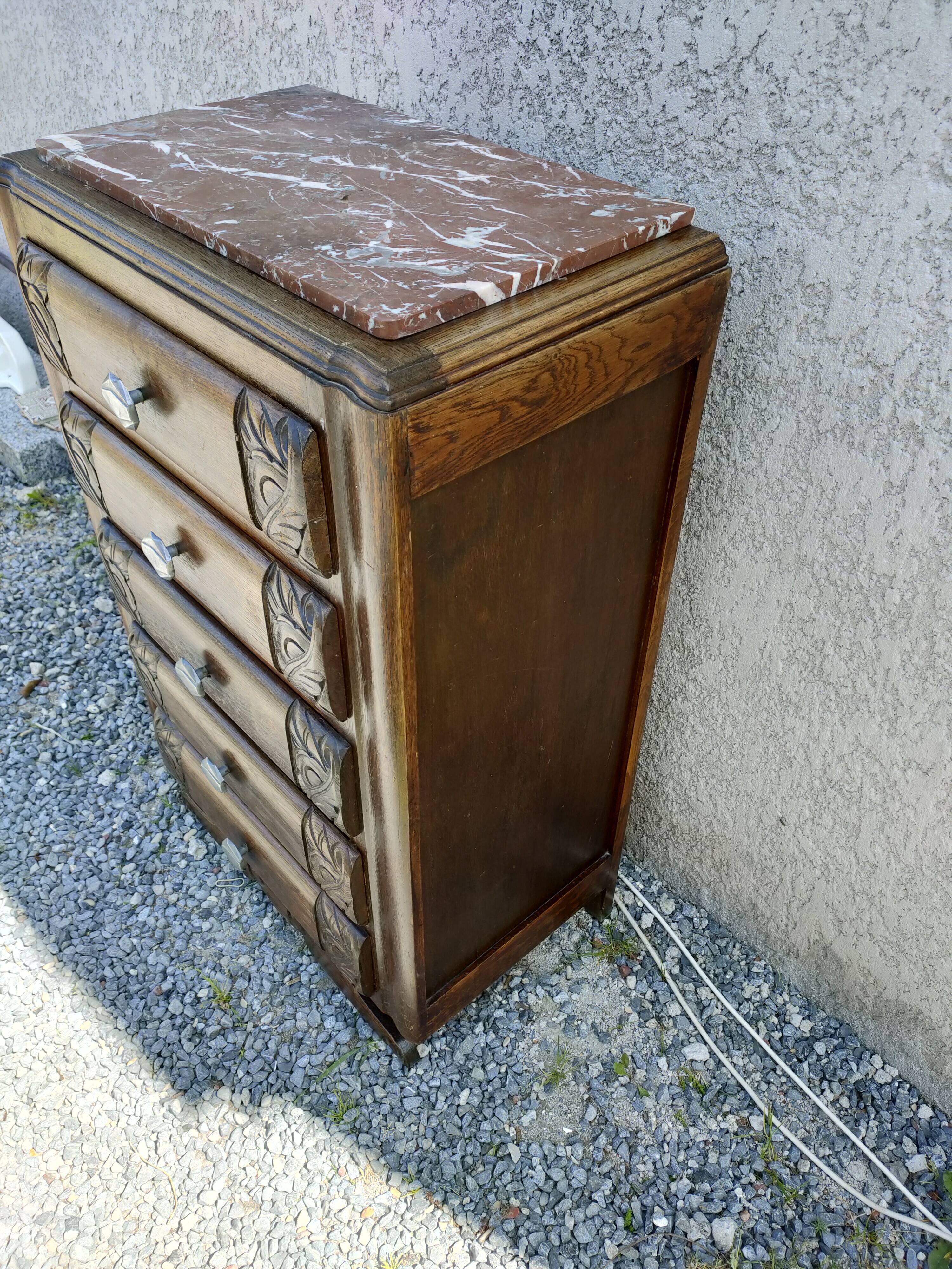 Chifonnier chest of drawers from the years 50