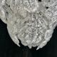 Lustre Mazzega en feuille ice frost