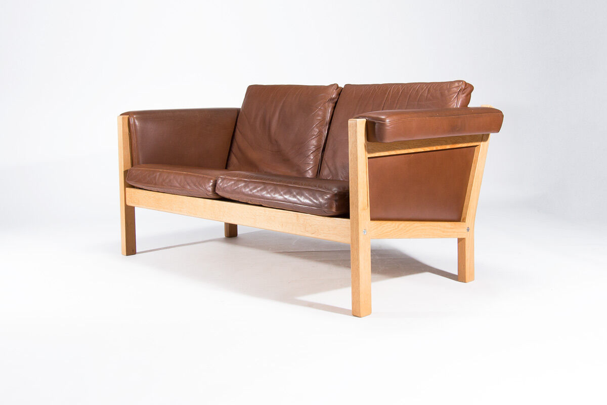 Canapé 2 places Hans Wegner par Getema, Danois des années 1960