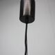 1970s Czechoslovak Adjustable Mid-Century Bell Form Glass Pendant Lamp