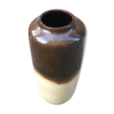 Vase from West Germany in degraded beige & brown
